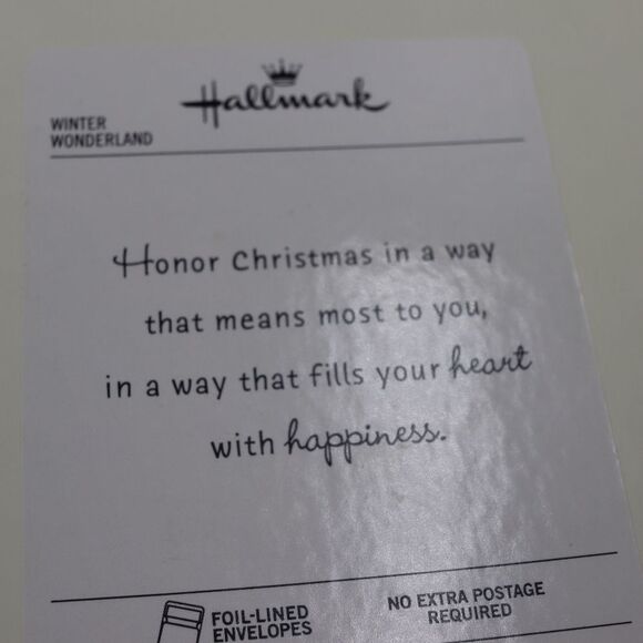 Vintage Hallmark Christmas Cards Holly Berry & Christmas Tree Card Lot - Picture 5 of 5